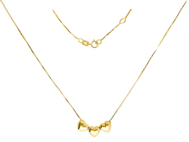 Three hearts necklace