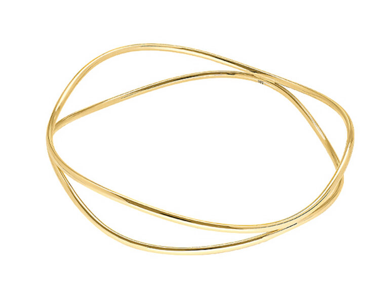 Double wave bangle