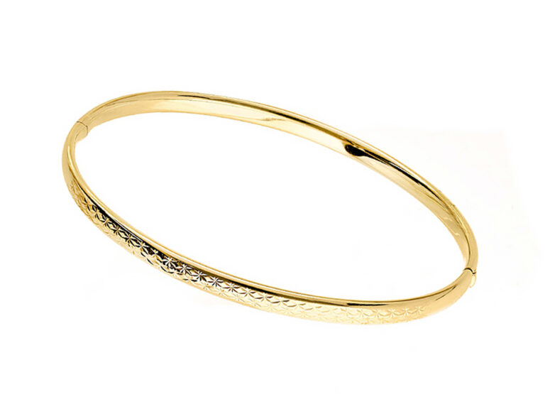 Engraved bangle