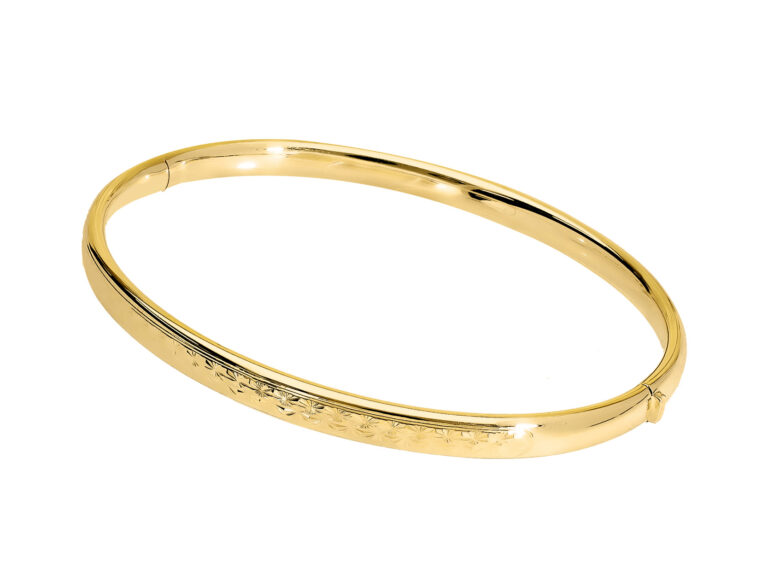 Engraved bangle