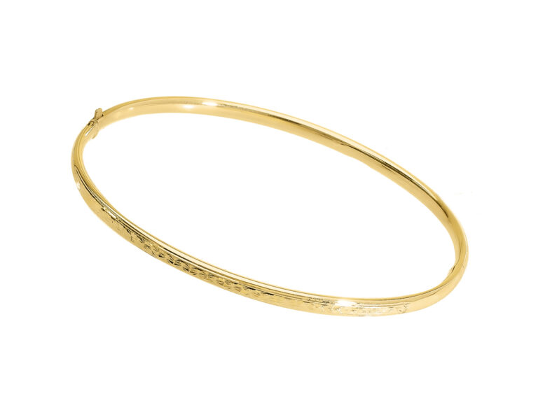 Engraved bangle