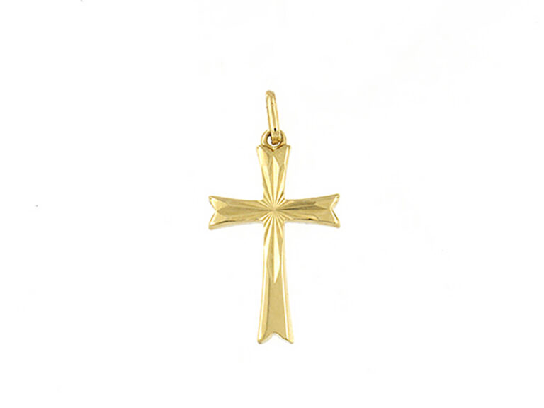 Shiny cross pendant