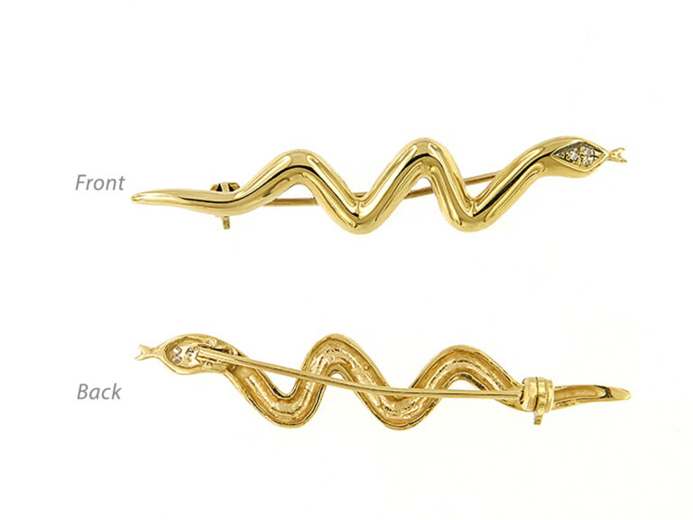 Snake brooch