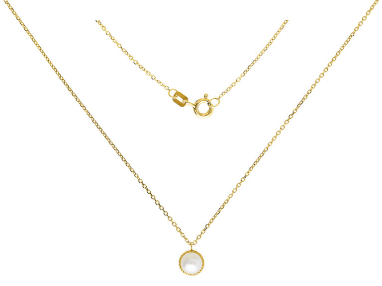 Pearl frame necklace