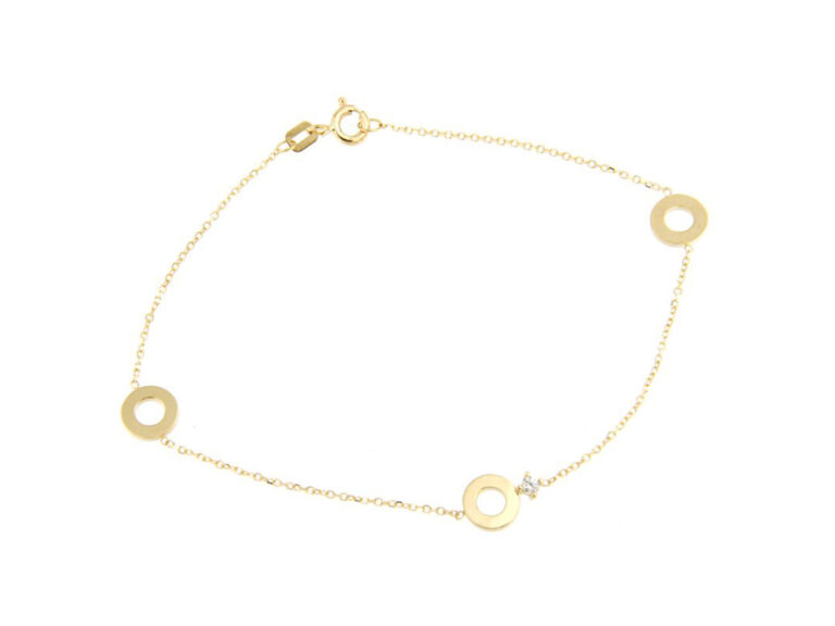 Round bracelet with stone