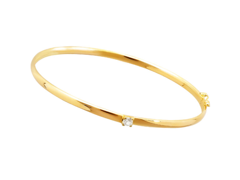 Bangle with stone