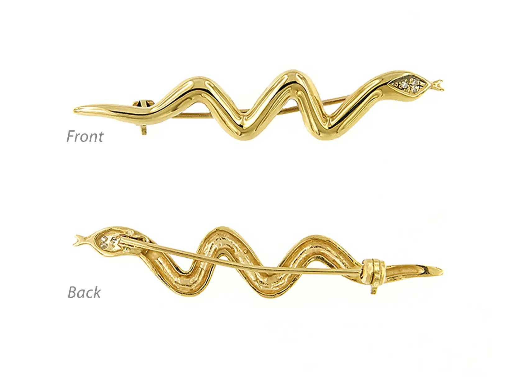 Snake brooch