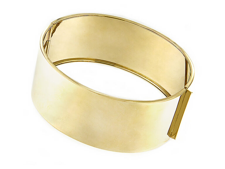 Wide classic bangle