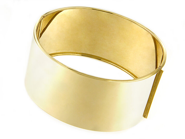 Wide classic bangle