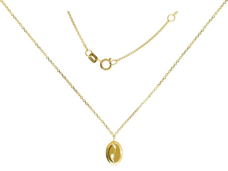 Coffee beans necklace