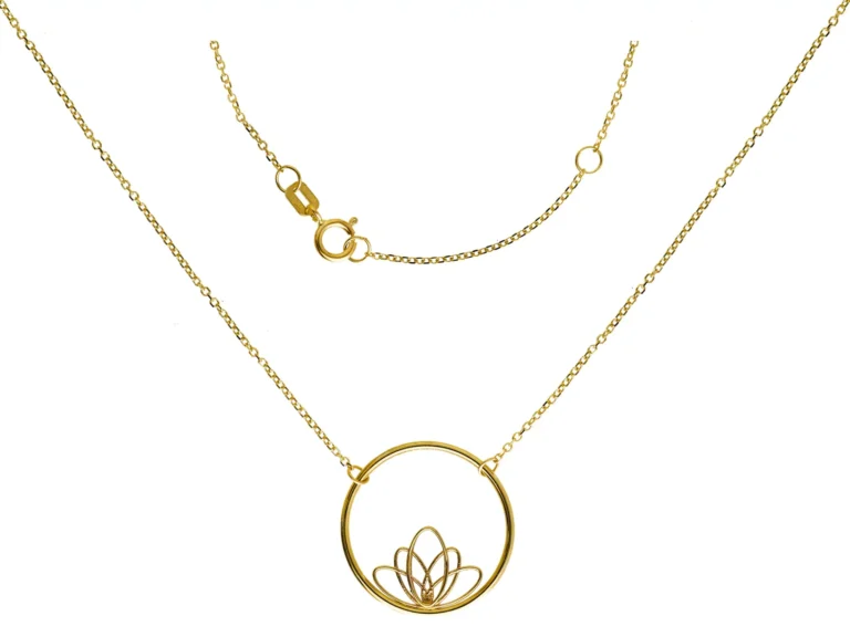 Lotus flower necklace